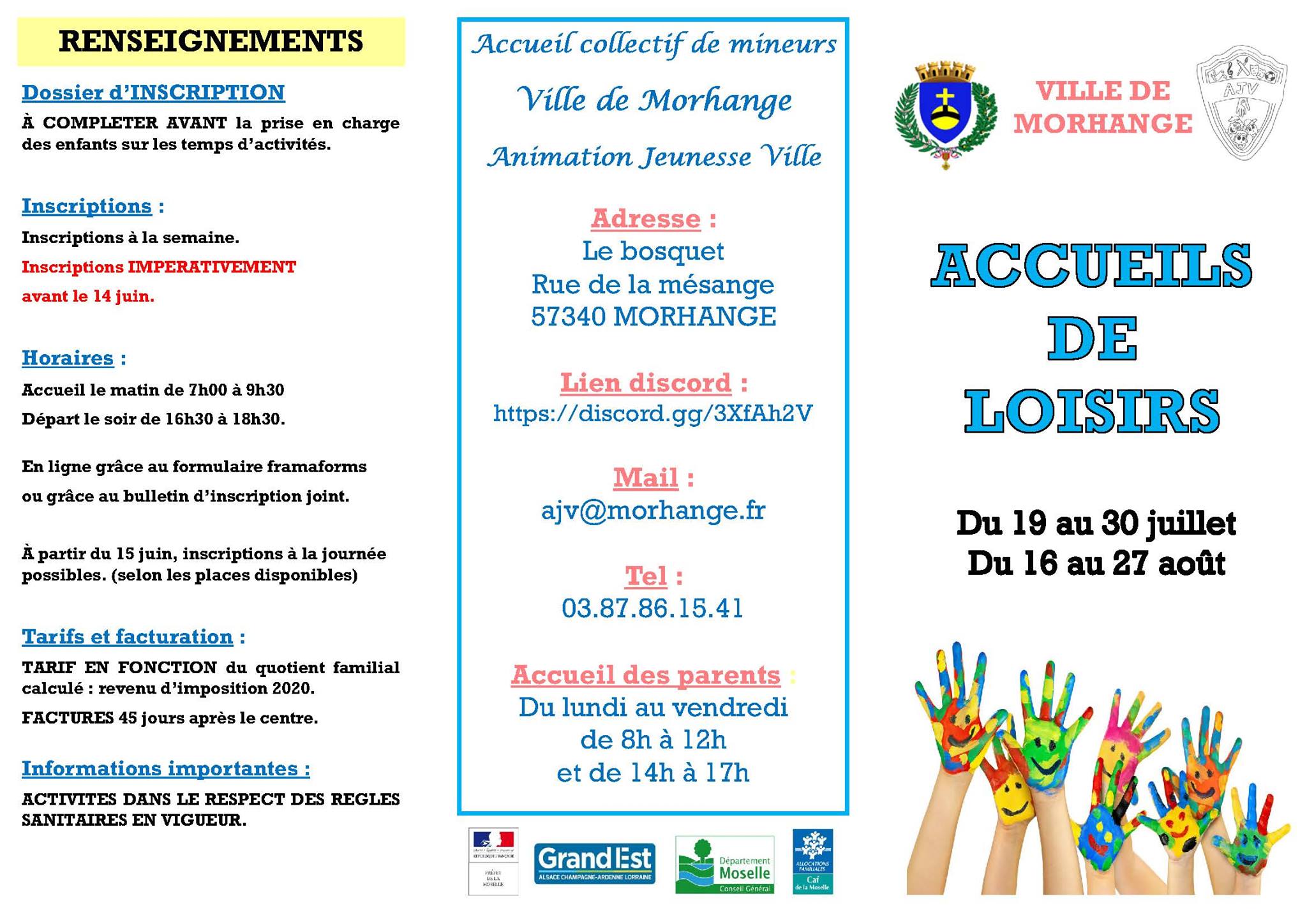 Loisirs d'été AJV